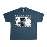Midnight Navy tyler the creator Urban Heavy Tee - linhVisuals