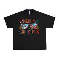Black merry christmas Urban Heavy Tee - CowhideDigitalArt