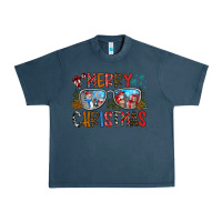 Midnight Navy merry christmas Urban Heavy Tee - CowhideDigitalArt