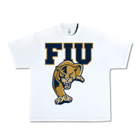 White The fiu panthers Urban Heavy Tee - linhVisuals