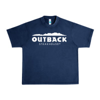 Navy Outback Steakhouse Urban Heavy Tee - linhVisuals