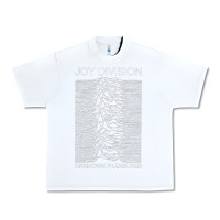 White joy division Urban Heavy Tee - linhVisuals