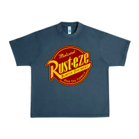 Midnight Navy Rust Eze Urban Heavy Tee - linhVisuals