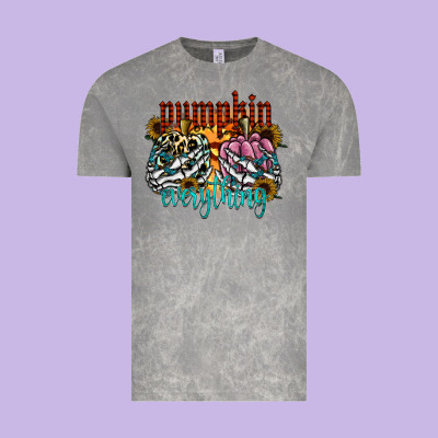 Pumpkin Everything Vintage Tee Designed By Cowhidedigitalart
