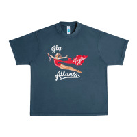 Midnight Navy princess diana virgin atlantic fly atlantic Urban Heavy Tee - linhVisuals