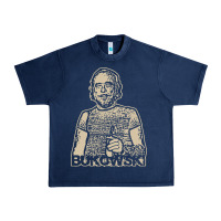 Navy vintage charles bukowski Urban Heavy Tee - linhVisuals