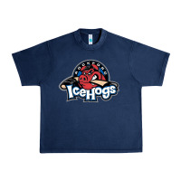 Navy Ice-Hogs Urban Heavy Tee - linhVisuals