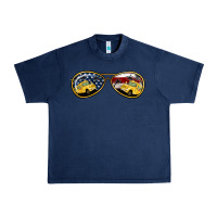 Navy Bus Driver Sunglasses Urban Heavy Tee - Jasminsmagicworld