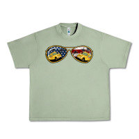 Oil Green Bus Driver Sunglasses Urban Heavy Tee - Jasminsmagicworld