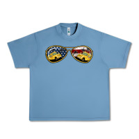 Pebble Blue Bus Driver Sunglasses Urban Heavy Tee - Jasminsmagicworld