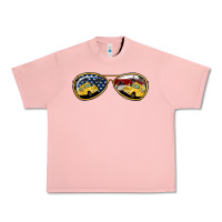 Salmon Bus Driver Sunglasses Urban Heavy Tee - Jasminsmagicworld