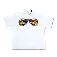 White Bus Driver Sunglasses Urban Heavy Tee - Jasminsmagicworld