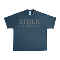 Midnight Navy Rider University Urban Heavy Tee - linhVisuals