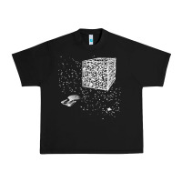 Black qr code cube we are the borg Urban Heavy Tee - linhVisuals