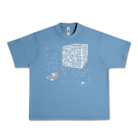 Pebble Blue qr code cube we are the borg Urban Heavy Tee - linhVisuals