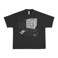 Pigment Black qr code cube we are the borg Urban Heavy Tee - linhVisuals