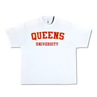 White queens university Urban Heavy Tee - linhVisuals