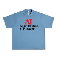 Pebble Blue Art Institute of Pittsburgh Urban Heavy Tee - linhVisuals