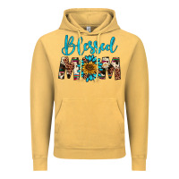 Vintage Mustard blessed mom Vintage Hoodie - Artiststas