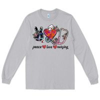 Moon Dust peace love nursing Long Sleeve Tee - SublimationCraftShop