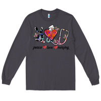 Smoke peace love nursing Long Sleeve Tee - SublimationCraftShop