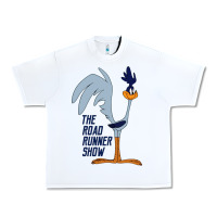 White The Road Runner Show Urban Heavy Tee - linhVisuals