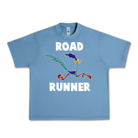 Pebble Blue Road Runner Beep Beep Urban Heavy Tee - linhVisuals