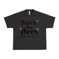 Pigment Black save the bees   tyler the creator Urban Heavy Tee - linhVisuals