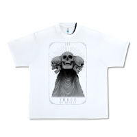 White hunt showdown anniversary three of skulls black t shirt Urban Heavy Tee - linhVisuals