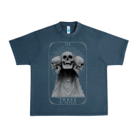 Midnight Navy hunt showdown anniversary three of skulls black t shirt Urban Heavy Tee - linhVisuals