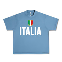 Pebble Blue italia soccer jersey Urban Heavy Tee - linhVisuals