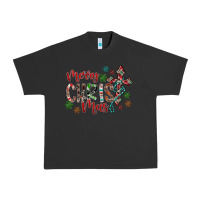 Pigment Black Merry Christmas Urban Heavy Tee - CowhideDigitalArt