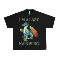 Black Chill Rainwing Dragon Retro Fan Tee Wings of Fire Urban Heavy Tee - linhVisuals