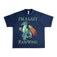 Navy Chill Rainwing Dragon Retro Fan Tee Wings of Fire Urban Heavy Tee - linhVisuals
