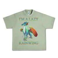 Oil Green Chill Rainwing Dragon Retro Fan Tee Wings of Fire Urban Heavy Tee - linhVisuals
