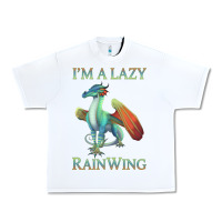 White Chill Rainwing Dragon Retro Fan Tee Wings of Fire Urban Heavy Tee - linhVisuals