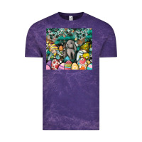 Cloud Purple easter Vintage Tee - CowhideDigitalArt