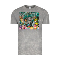 Cloud Rock easter Vintage Tee - CowhideDigitalArt