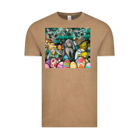 Vintage Coffee easter Vintage Tee - CowhideDigitalArt