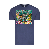 Vintage Denim easter Vintage Tee - CowhideDigitalArt