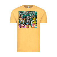 Vintage Mustard easter Vintage Tee - CowhideDigitalArt