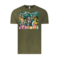 Vintage Olive easter Vintage Tee - CowhideDigitalArt