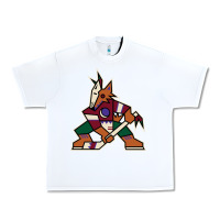 White the  coyotes Urban Heavy Tee - linhVisuals