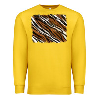 Lemon Tiger zebra background Premium Sweatshirt - RanaPortraitStore