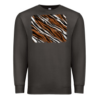 Smoke Tiger zebra background Premium Sweatshirt - RanaPortraitStore