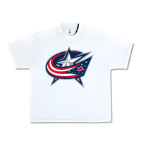 White the  blue jackets Urban Heavy Tee - linhVisuals