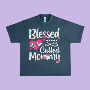 Blessed To Be Called Mommy T  Shirt Blessed To Be Called Mommy Lovely Urban Heavy Tee Designed By Linhvisuals