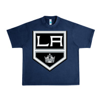 Navy the LA kings Urban Heavy Tee - linhVisuals