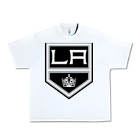 White the LA kings Urban Heavy Tee - linhVisuals