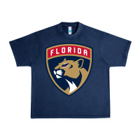 Navy the  panthers Urban Heavy Tee - linhVisuals